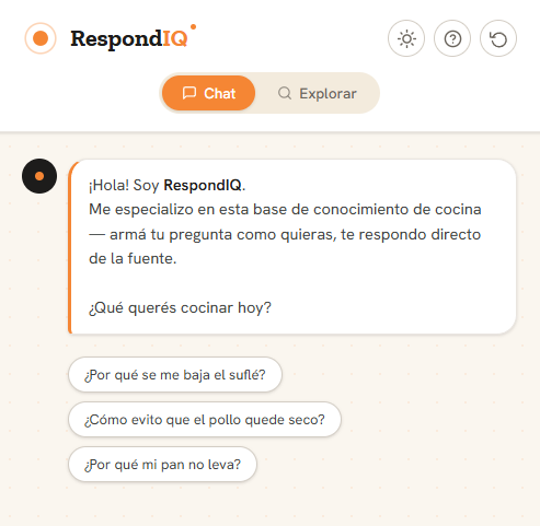 RespondIQ modo claro